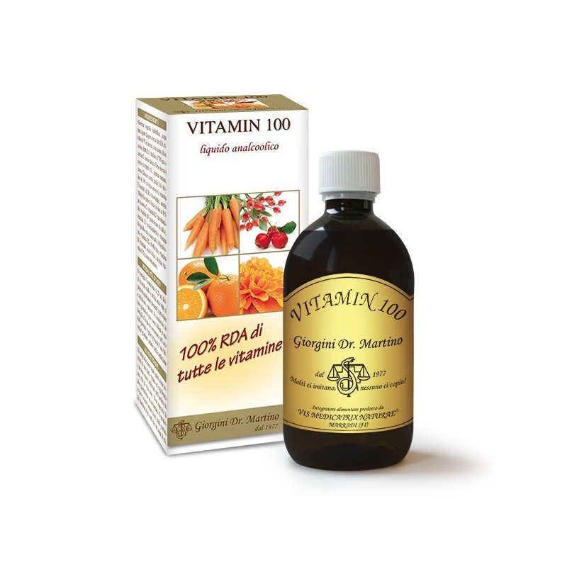 VITAMIN 100 liquido analcoolico 500 ml - Dr. Giorgini