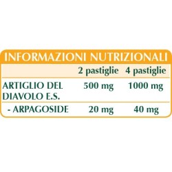 ARTIGLIO DEL DIAVOLO ESTRATTO TITOLATO 60 pastiglie (30 g) - Dr. Giorgini