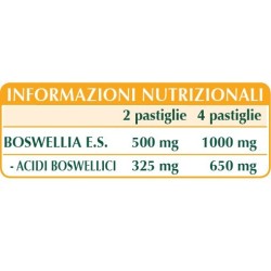 BOSWELLIA ESTRATTO TITOLATO 60 pastiglie (30 g) - Dr. Giorgini