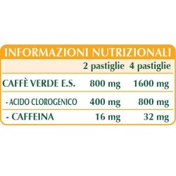 CAFFE' VERDE ESTRATTO TITOLATO 60 pastiglie (30 g) - Dr. Giorgini