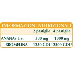 ANANAS ESTRATTO TITOLATO 60 pastiglie (30 g) - Dr. Giorgini