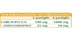 CARCIOFO ESTRATTO TITOLATO 60 pastiglie (30 g) - Dr. Giorgini