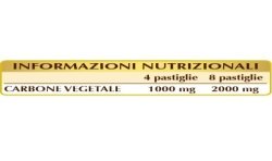 CARBONE VEGETALE 100 pastiglie (50 g) - Dr. Giorgini
