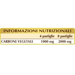 CARBONE VEGETALE 100 pastiglie (50 g) - Dr. Giorgini