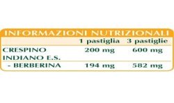 CRESPINO INDIANO ESTRATTO TITOLATO 60 pastiglie (30 g) - Dr. Giorgini