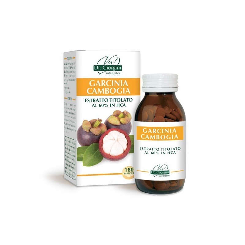 GARCINIA CAMBOGIA ESTRATTO TITOLATO 180 pastiglie (90 g) - Dr. Giorgini