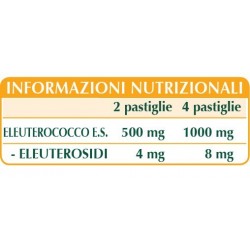 ELEUTEROCOCCO ESTRATTO TITOLATO 60 pastiglie (30 g) - Dr. Giorgini