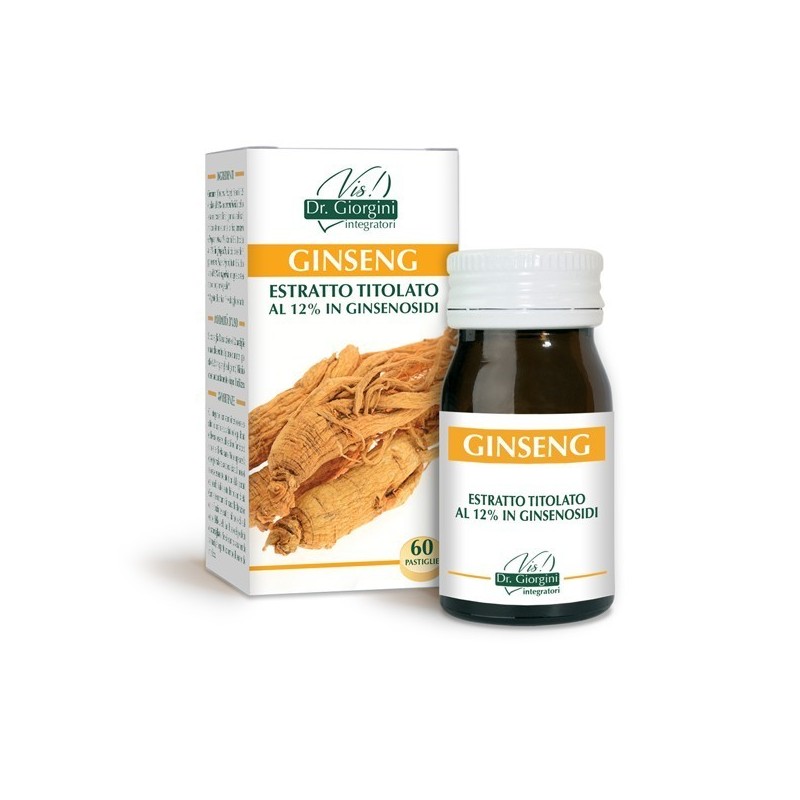 GINSENG ESTRATTO TITOLATO 60 pastiglie (30 g) - Dr. Giorgini