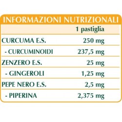 CURCUMA ESTRATTO TITOLATO 60 pastiglie (30 g) - Dr. Giorgini