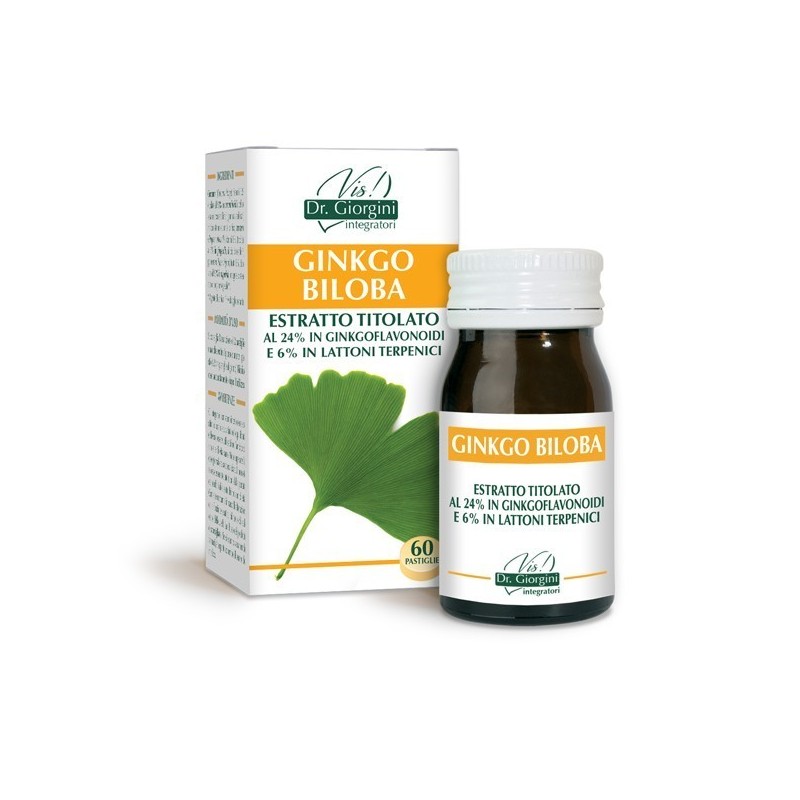 GINKGO BILOBA ESTRATTO TITOLATO 60 pastiglie (30 g) - Dr. Giorgini