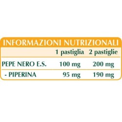 PEPE NERO ESTRATTO TITOLATO 60 pastiglie (30 g) - Dr. Giorgini