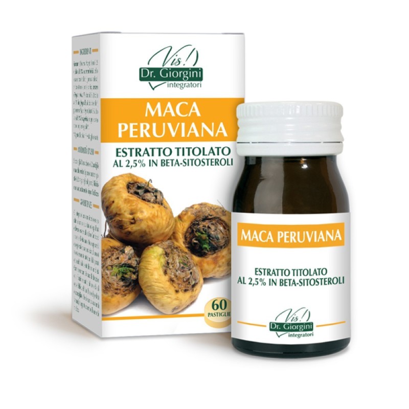 MACA PERUVIANA ESTRATTO TITOLATO 60 pastiglie (30 g) - Dr. Giorgini