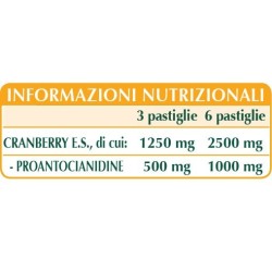 CRANBERRY ESTRATTO TITOLATO 100 pastiglie (50 g) - Dr. Giorgini