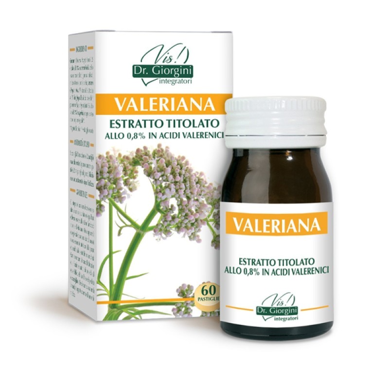 VALERIANA ESTRATTO TITOLATO 60 pastiglie (30 g) - Dr. Giorgini