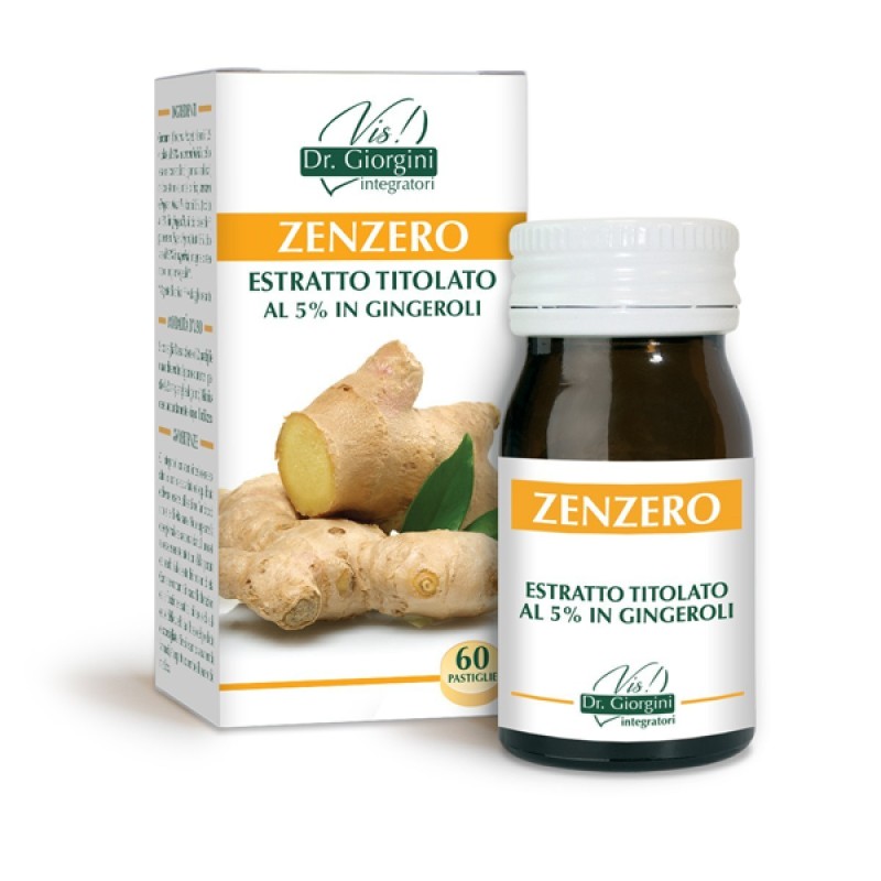 ZENZERO ESTRATTO TITOLATO 60 pastiglie (30 g) - Dr. Giorgini