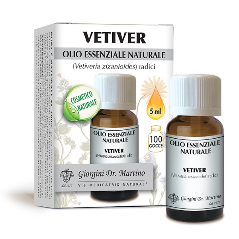 Vetiver Olio Essenziale 5 ml - Dr. Giorgini