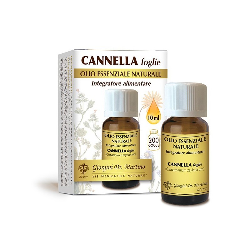 CANNELLA FOGLIE Olio essenziale naturale 10 ml - Dr. Giorgini