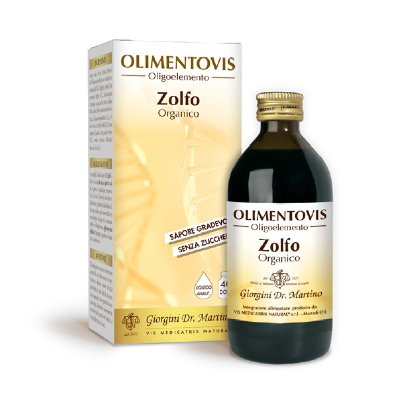 ZOLFO ORGANICO Olimentovis 200 ML Liquido analcoolico - Dr. Giorgini