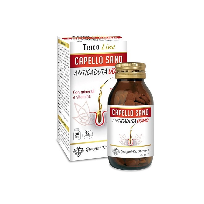 CAPELLO SANO ANTICADUTA UOMO 120 pastiglie (72 g) - Dr. Giorgini