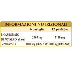 BICARBONATO SODIOZERO -T 500 pastiglie (300 g) - Dr. Giorgini