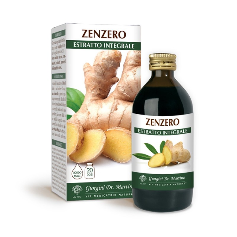 ZENZERO ESTRATTO INTEGRALE 200 ML Liquido analcoolico - Dr. Giorgini