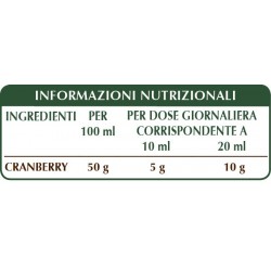 CRANBERRY ESTRATTO INTEGRALE 200 ml Liquido analcoolico - Dr. Giorgini