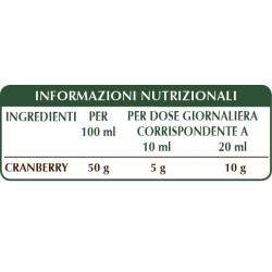 CRANBERRY ESTRATTO INTEGRALE 200 ml Liquido analcoolico - Dr. Giorgini