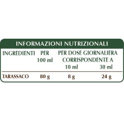 TARASSACO ESTRATTO INTEGRALE 200 ml Liquido analcoolico - Dr. Giorgini