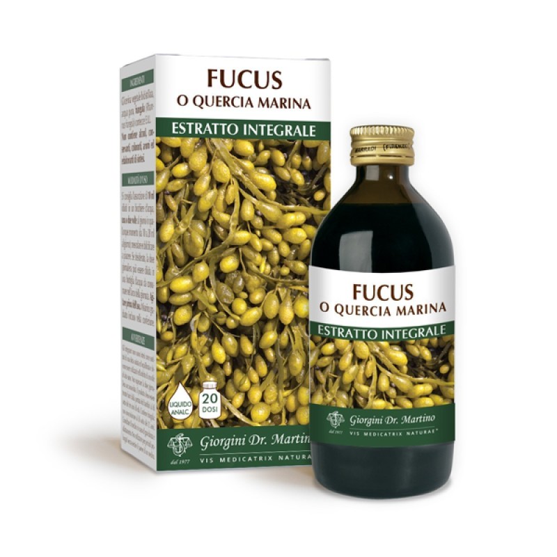 FUCUS o QUERCIA MARINA ESTRATTO INTEGRALE 200ml Liquido analcoolico - Dr. Giorgini