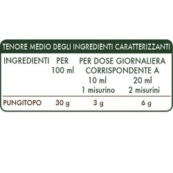 PUNGITOPO ESTRATTO INTEGRALE 200 ml Liquido analcoolico - Dr. Giorgini