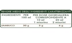 SAMBUCO FIORI ESTRATTO INTEGRALE 200 ml Liquido analcoolico - Dr. Giorgini