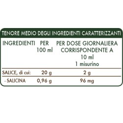 SALICE ESTRATTO INTEGRALE 200 ml Liquido analcoolico - Dr. Giorgini