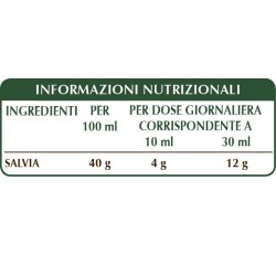 SALVIA ESTRATTO INTEGRALE 200 ml Liquido analcoolico - Dr. Giorgini