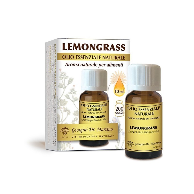 LEMONGRASS Olio Essenziale naturale 10 ml - Dr. Giorgini