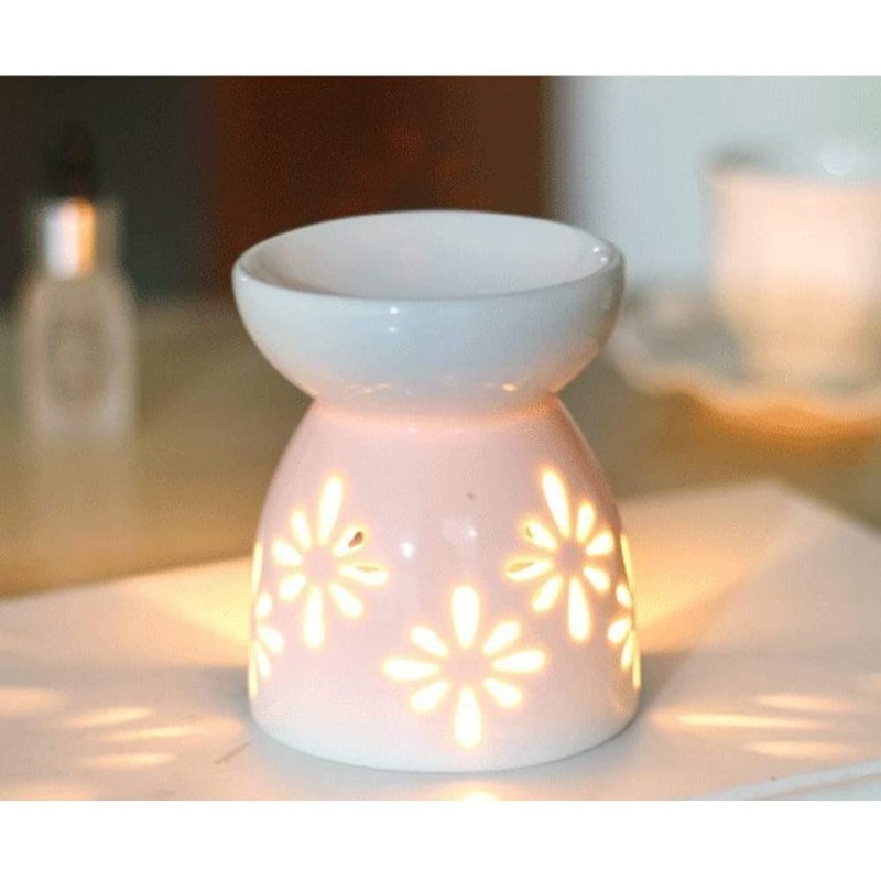 Brucia Essenze ceramica, Bianco