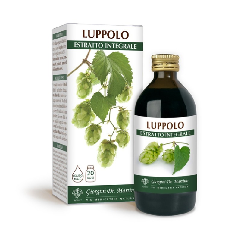 LUPPOLO ESTRATTO INTEGRALE 200 ml Liquido analcoolico - Dr. Giorgini