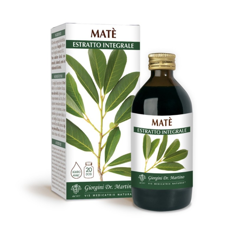 MATÈ ESTRATTO INTEGRALE 200 ml Liquido analcoolico - Dr. Giorgini