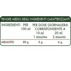 MELILOTO ESTRATTO INTEGRALE 200 ml Liquido analcoolico - Dr. Giorgini
