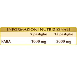 PABA Puro 400 pastiglie (200 g) - Dr. Giorgini