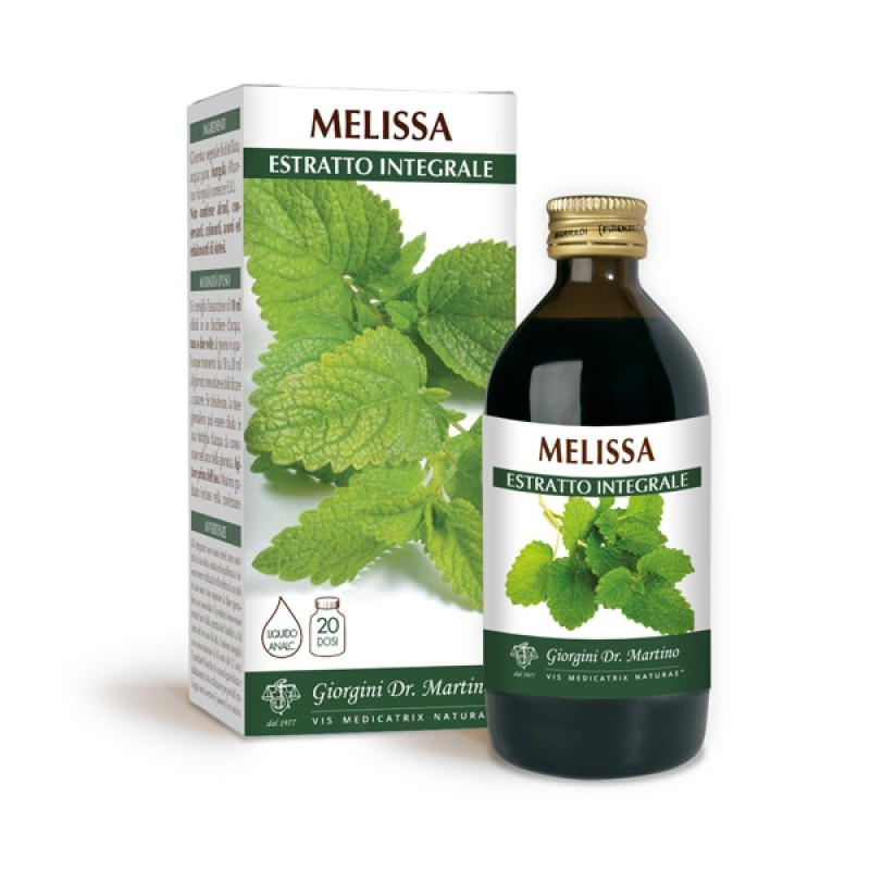 MELISSA ESTRATTO INTEGRALE 200 ml Liquido analcoolico - Dr. Giorgini