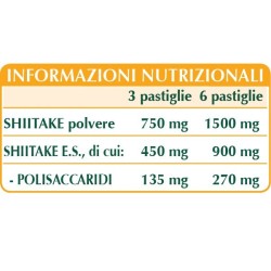 SHIITAKE 180 pastiglie (90 g) shitake - Dr. Giorgini