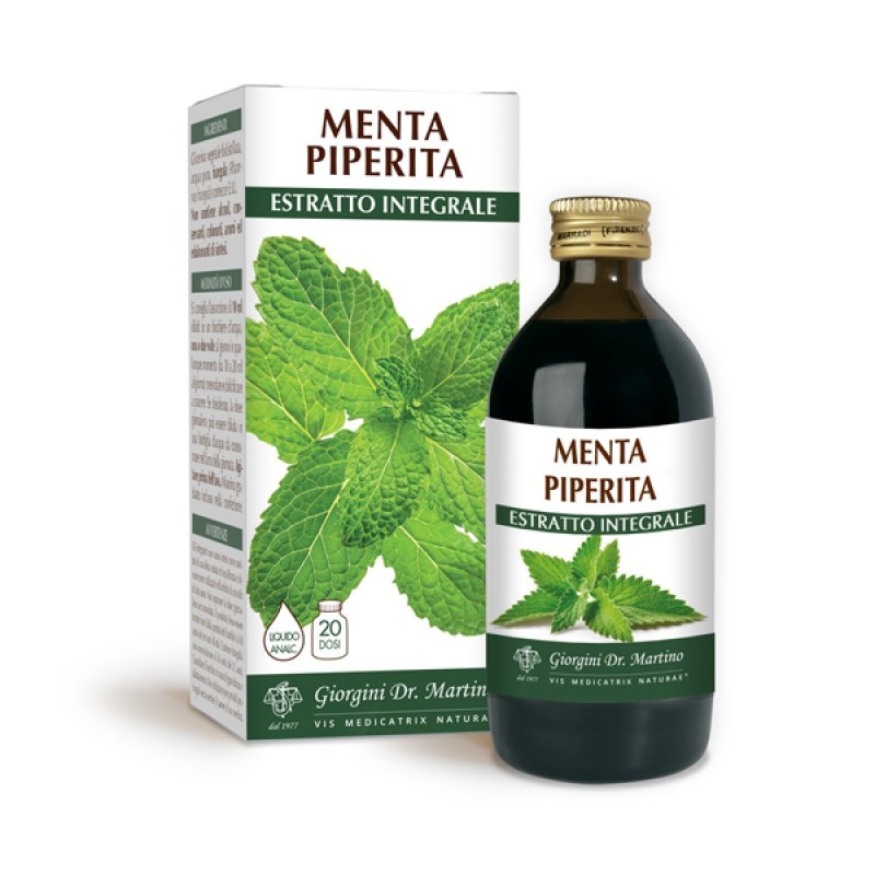 MENTA PIPERITA ESTRATTO INTEGRALE 200 ML Liquido analcoolico - Dr. Giorgini