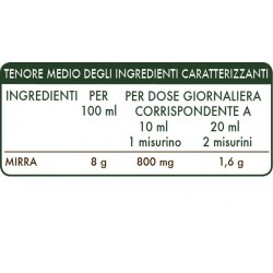 MIRRA ESTRATTO INTEGRALE 200 ml Liquido analcoolico - Dr. Giorgini
