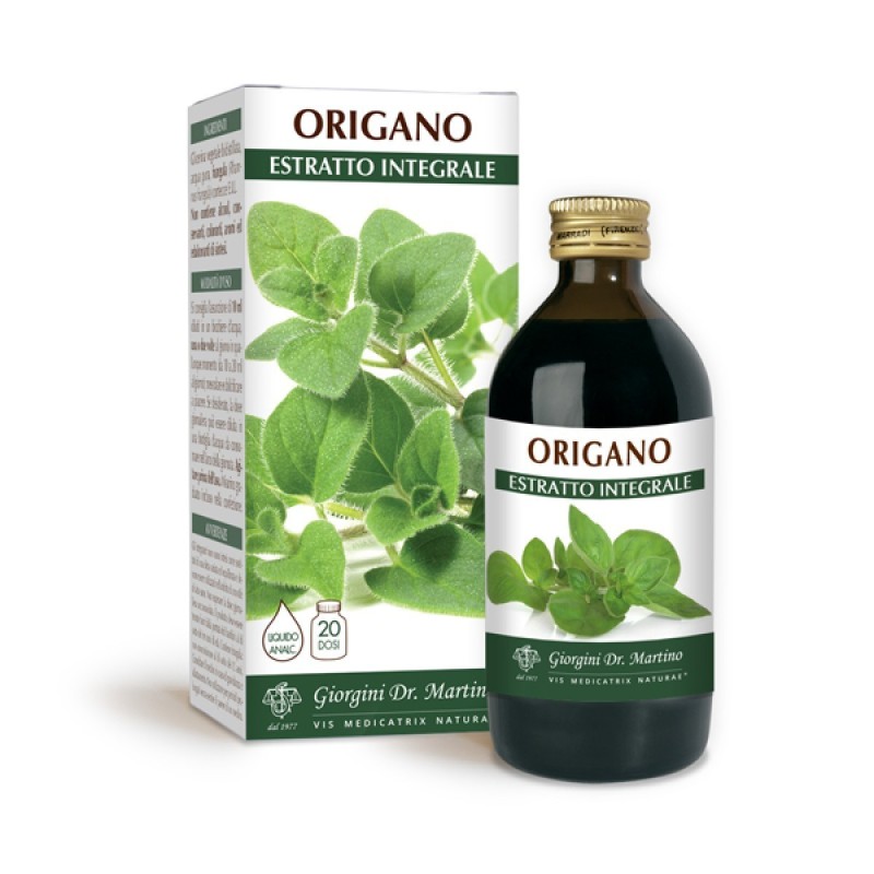 ORIGANO ESTRATTO INTEGRALE 200 ml Liquido analcoolico - Dr. Giorgini