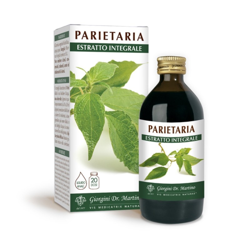 PARIETARIA ESTRATTO INTEGRALE 200 ml Liquido analcoolico - Dr. Giorgini