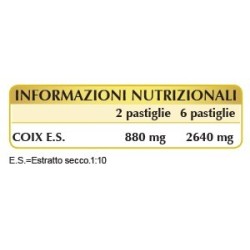 COIX LACRYMA-JOBI 180 pastiglie (90 g) - Dr. Giorgini