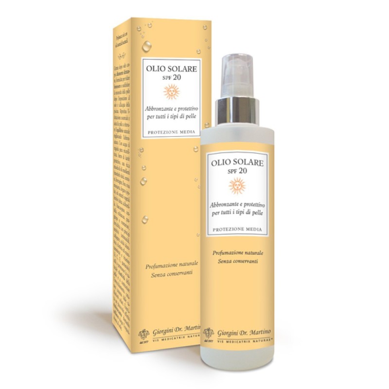 OLIO SOLARE SPF 20 250 ml - Dr. Giorgini