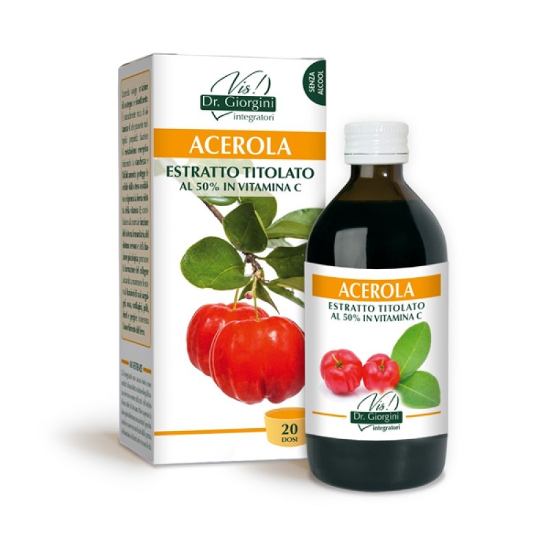 ACEROLA ESTRATTO TITOLATO 200 ml Liquido analcoolico - Dr. Giorgini