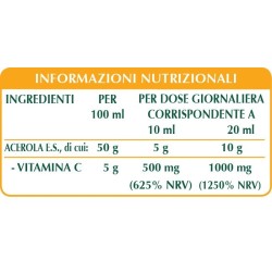 ACEROLA ESTRATTO TITOLATO 200 ml Liquido analcoolico - Dr. Giorgini