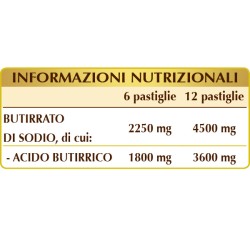 BUTIRRATO PURO 180 pastiglie (90 g) - Dr. Giorgini